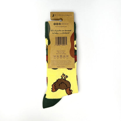 Chicken Socks | Bamboo Socks | Yellow Socks | Farm Socks