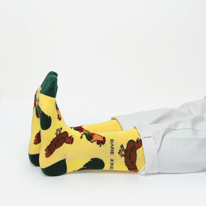 Chicken Socks | Bamboo Socks | Yellow Socks | Farm Socks