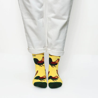 Chicken Socks | Bamboo Socks | Yellow Socks | Farm Socks