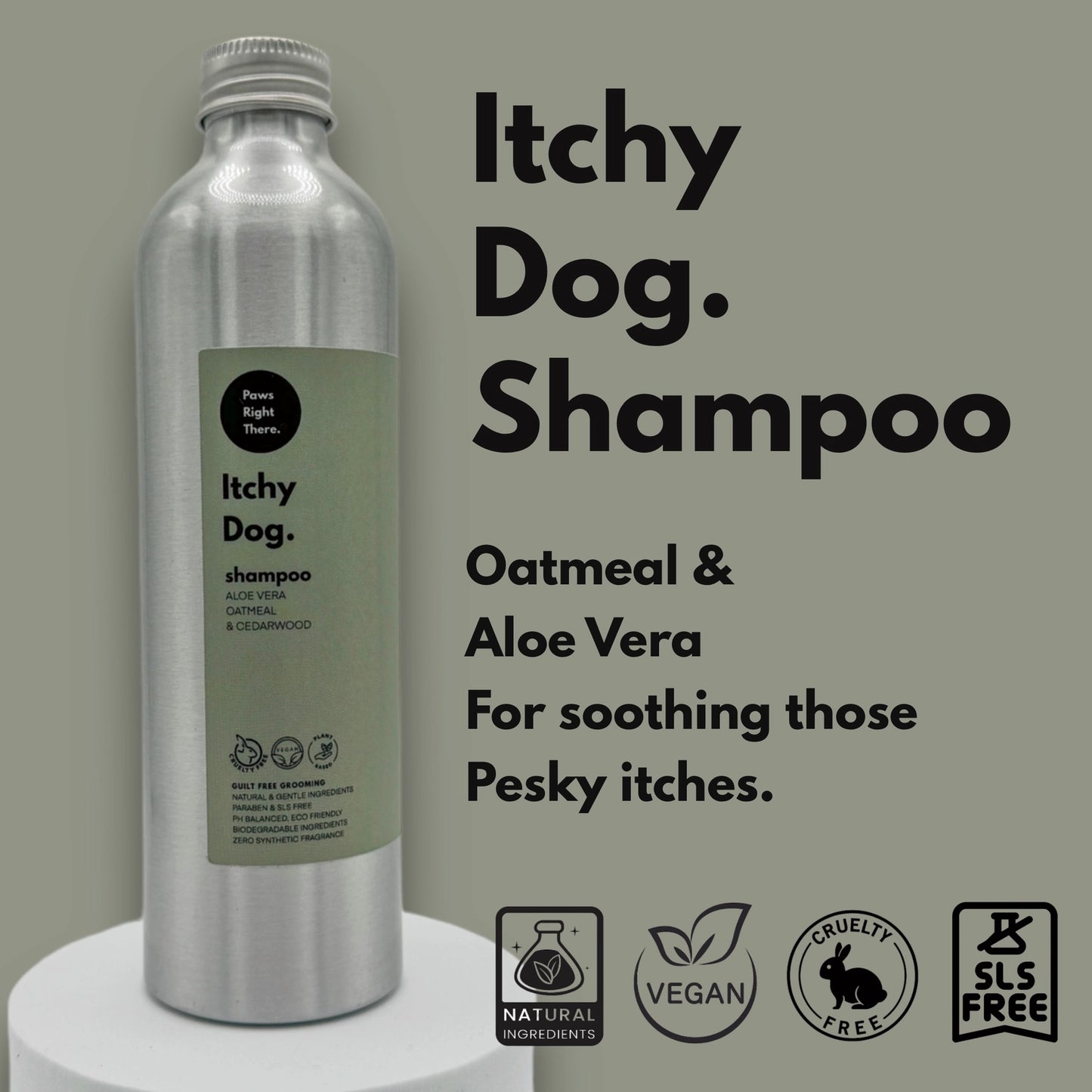 Itchy Dog Shampoo | Oatmeal | Aloe Vera | Natural | Eco