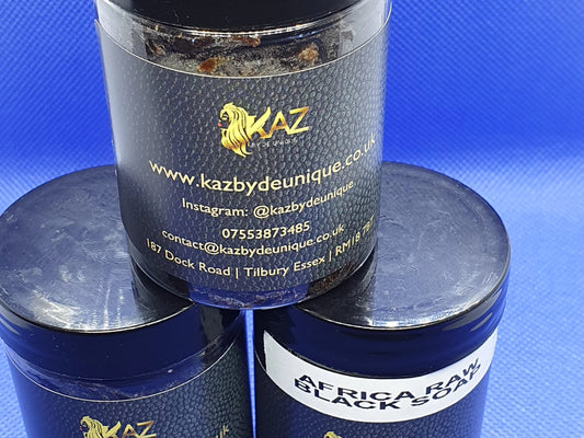 Handmade 100% Pure Natural Unrefined Organic African Black Soap