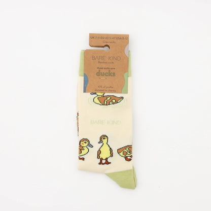 Ducklings Socks | Bamboo Socks | White Socks