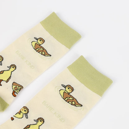 Ducklings Socks | Bamboo Socks | White Socks