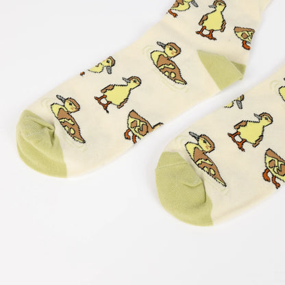 Ducklings Socks | Bamboo Socks | White Socks