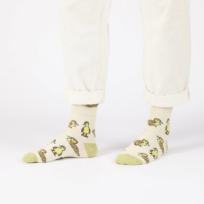 Ducklings Socks | Bamboo Socks | White Socks