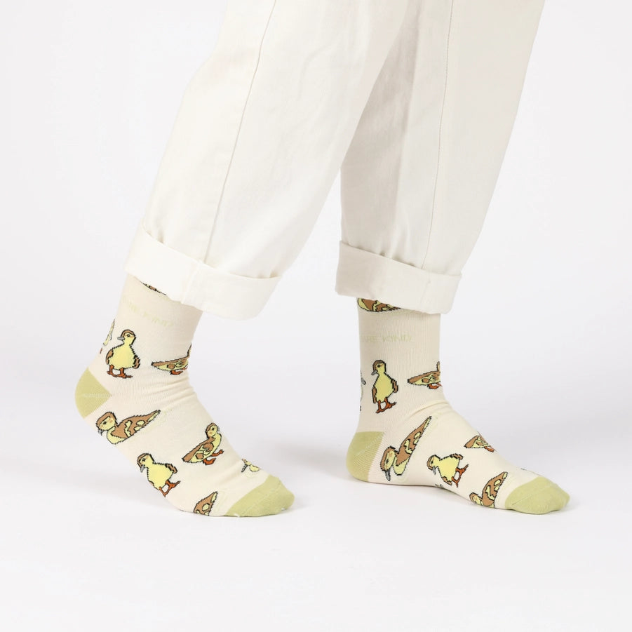 Ducklings Socks | Bamboo Socks | White Socks