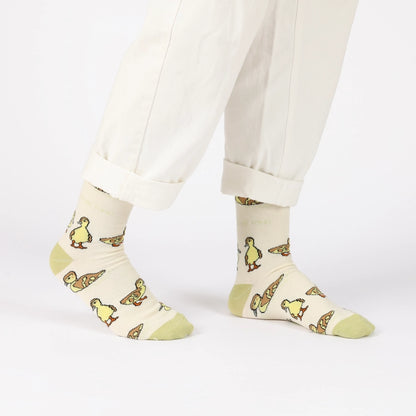 Ducklings Socks | Bamboo Socks | White Socks