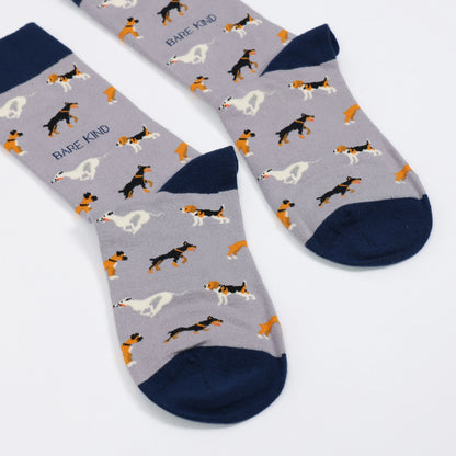 Purple Dog Socks | Bamboo Socks | Purple Socks