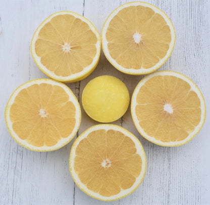 Handmade Solid Shampoo Bar in Tin. Grapefruit For Oily Hair.