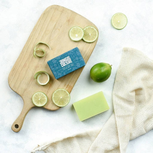 Handmade Body Soap - Lime & Sea Salt Natural Soap Bar