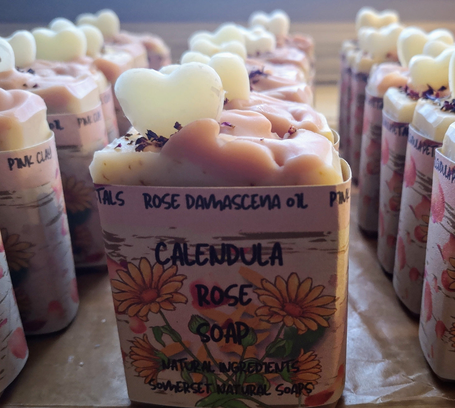 Calendula Rose Vegan Soap