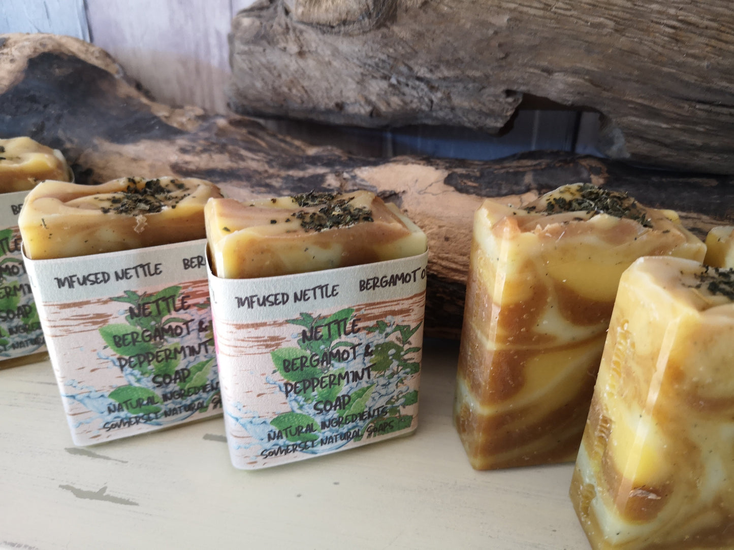 Nettle, Peppermint & Bergamot Vegan Soap
