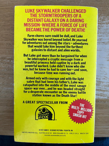 George Lucas Star Wars: From the Adventures of Luke Skywalker