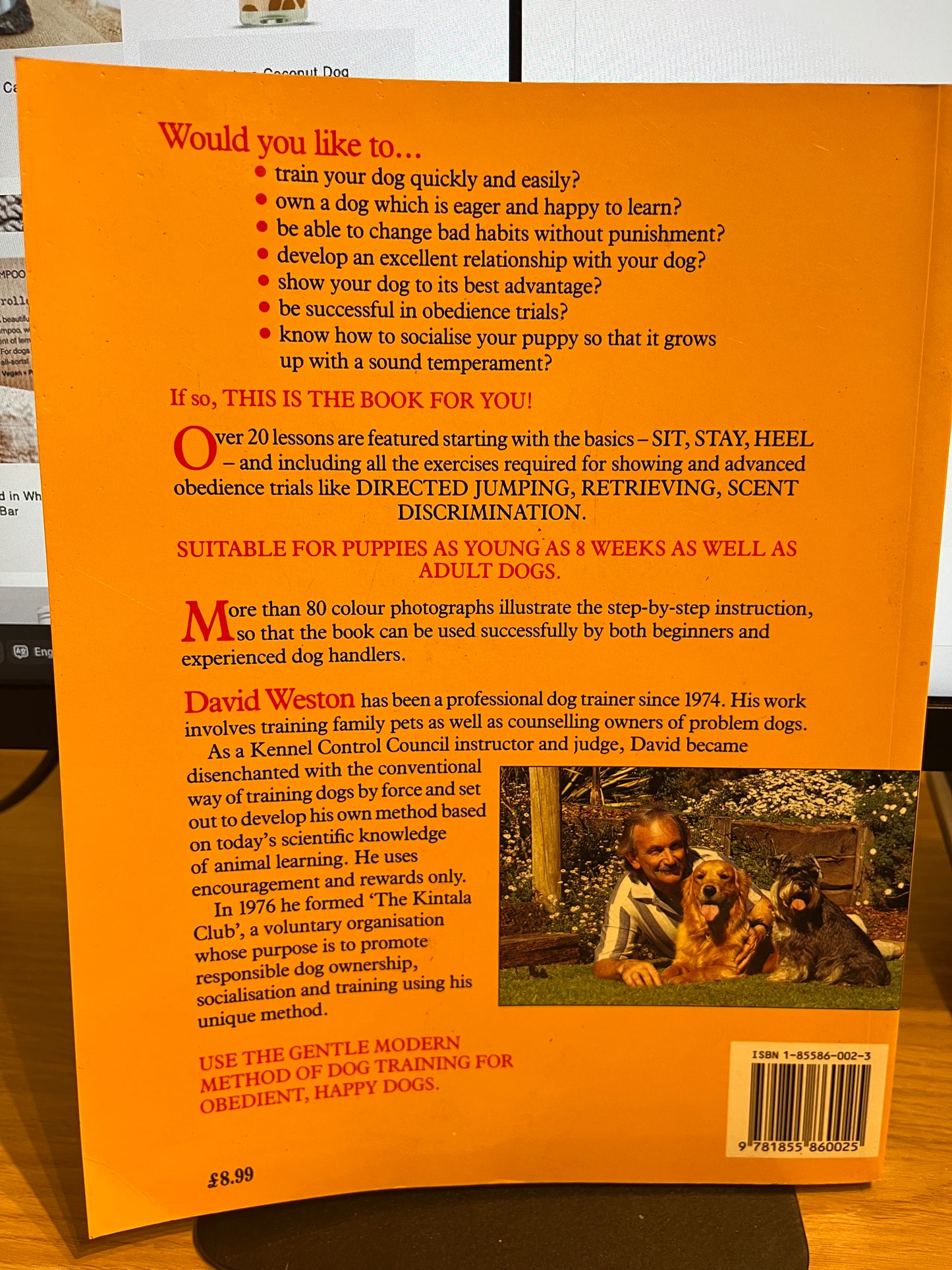 Dog Training: The Gentle Modern Method - David Weston