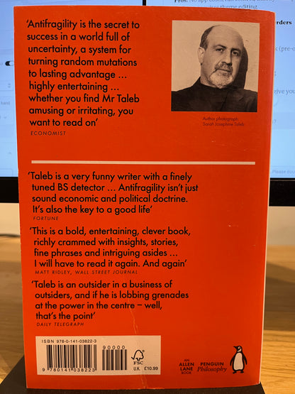 Antifragile: Things That Gain from Disorder - Nassim Nicholas Taleb