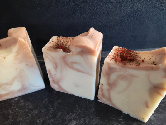 Hibiscus Pink Grapefruit Vegan Soap | Anti-Ageing Botanical Soap