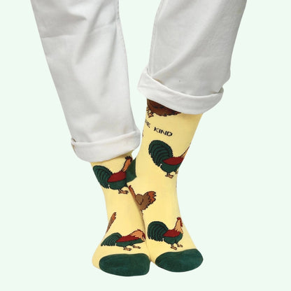 Chicken Socks | Bamboo Socks | Yellow Socks | Farm Socks