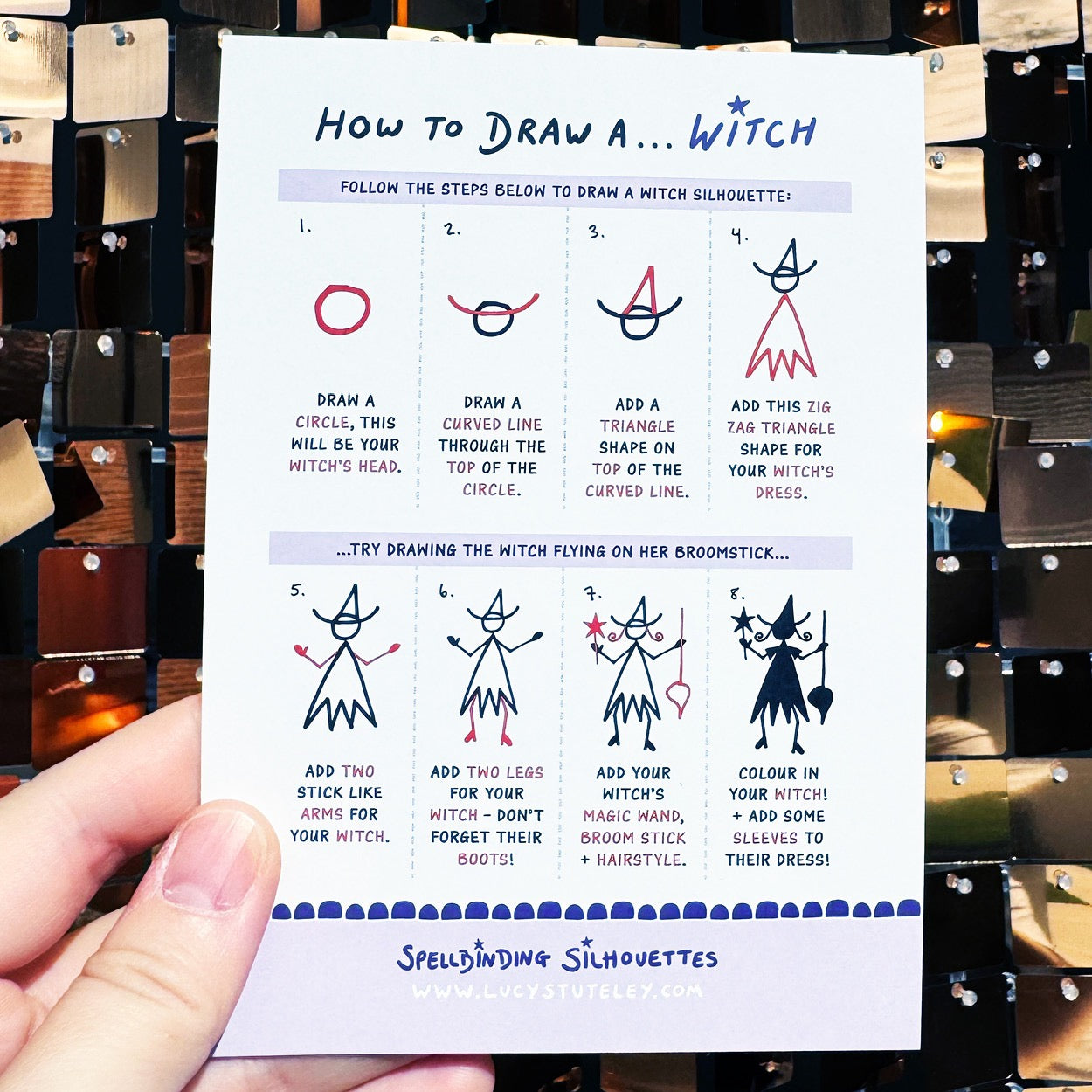 How To Draw... Spellbinding Silhouettes, Activity Pack