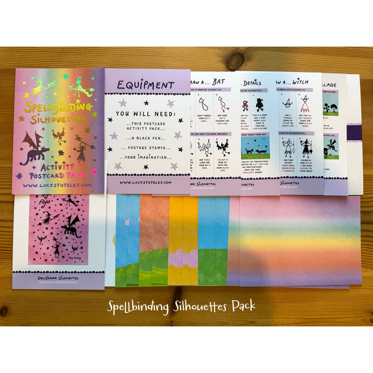 How To Draw... Spellbinding Silhouettes, Activity Pack
