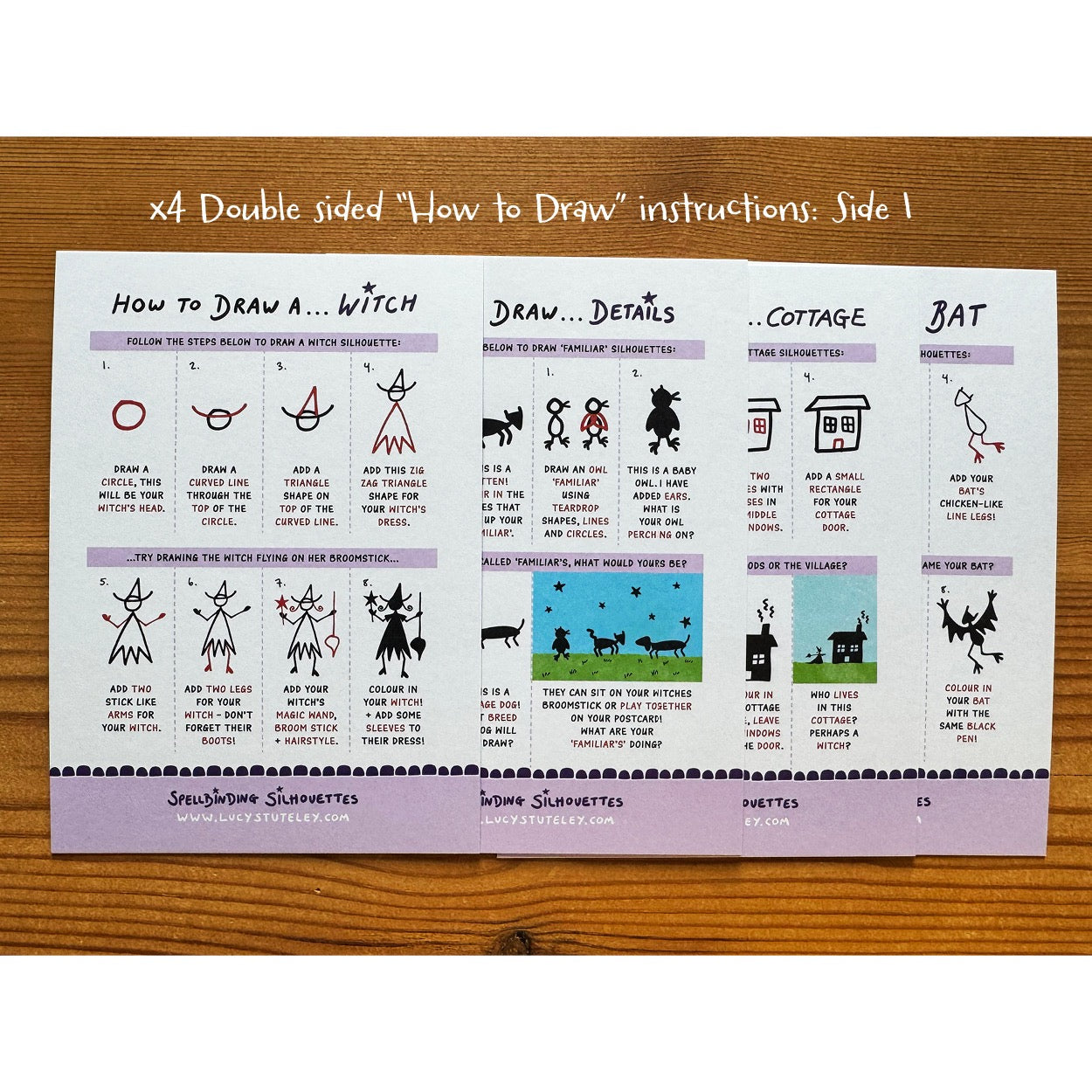 How To Draw... Spellbinding Silhouettes, Activity Pack