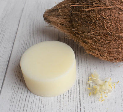 Solid Conditioner Bar in Tin. Coconut & Shea Butter.