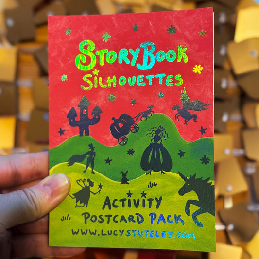 How To Draw... Storybook Silhouettes, Activity Postcard Pack