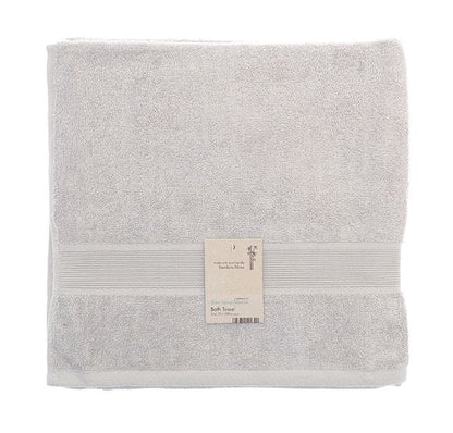 Bamboo and Cotton Bath Towels and Face Cloths - Silver