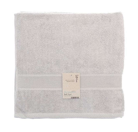 Bamboo and Cotton Bath Towels and Face Cloths - Silver