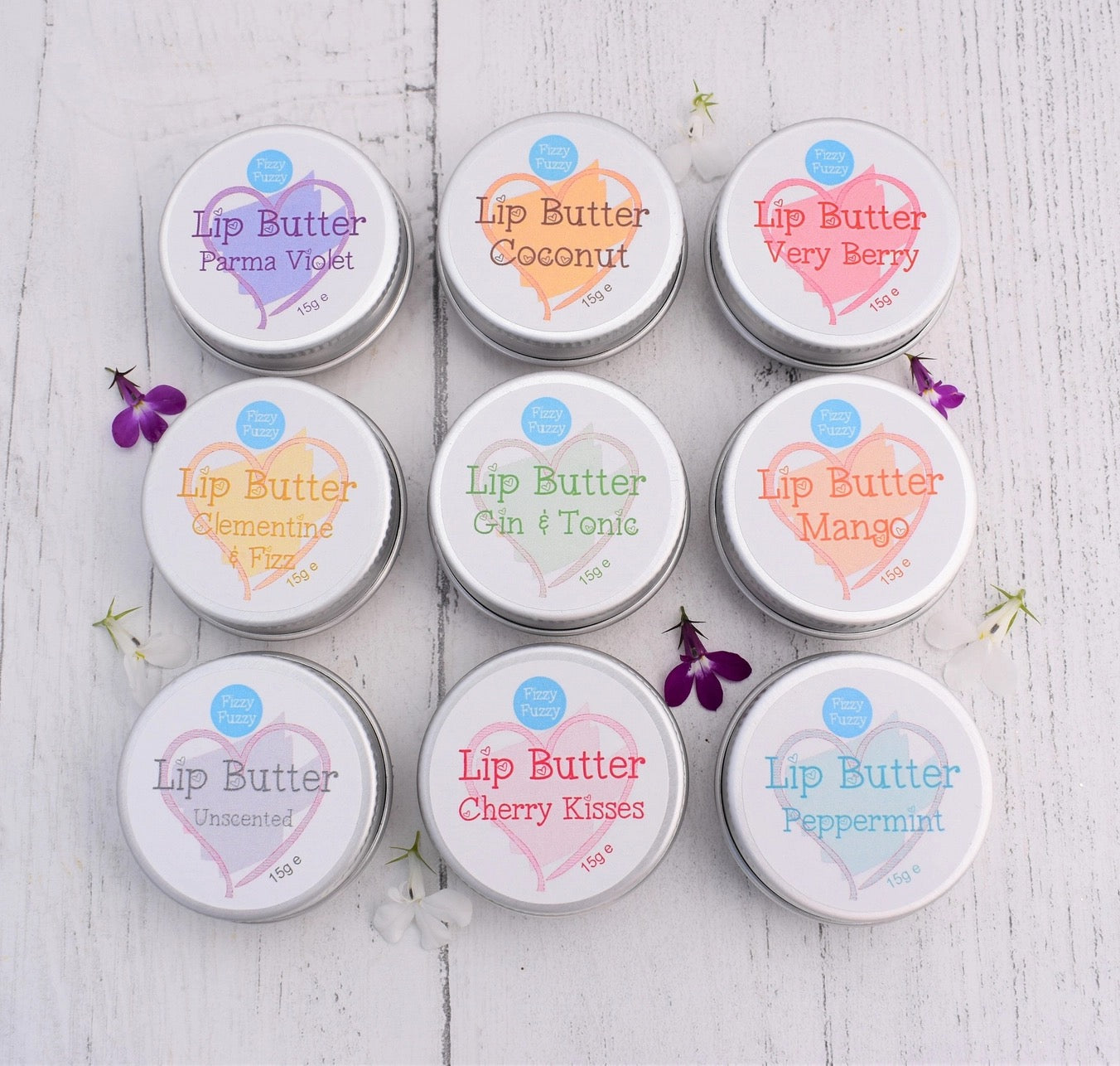 Coconut Lip Butter, Luxury Lip Balm in Screw Tin