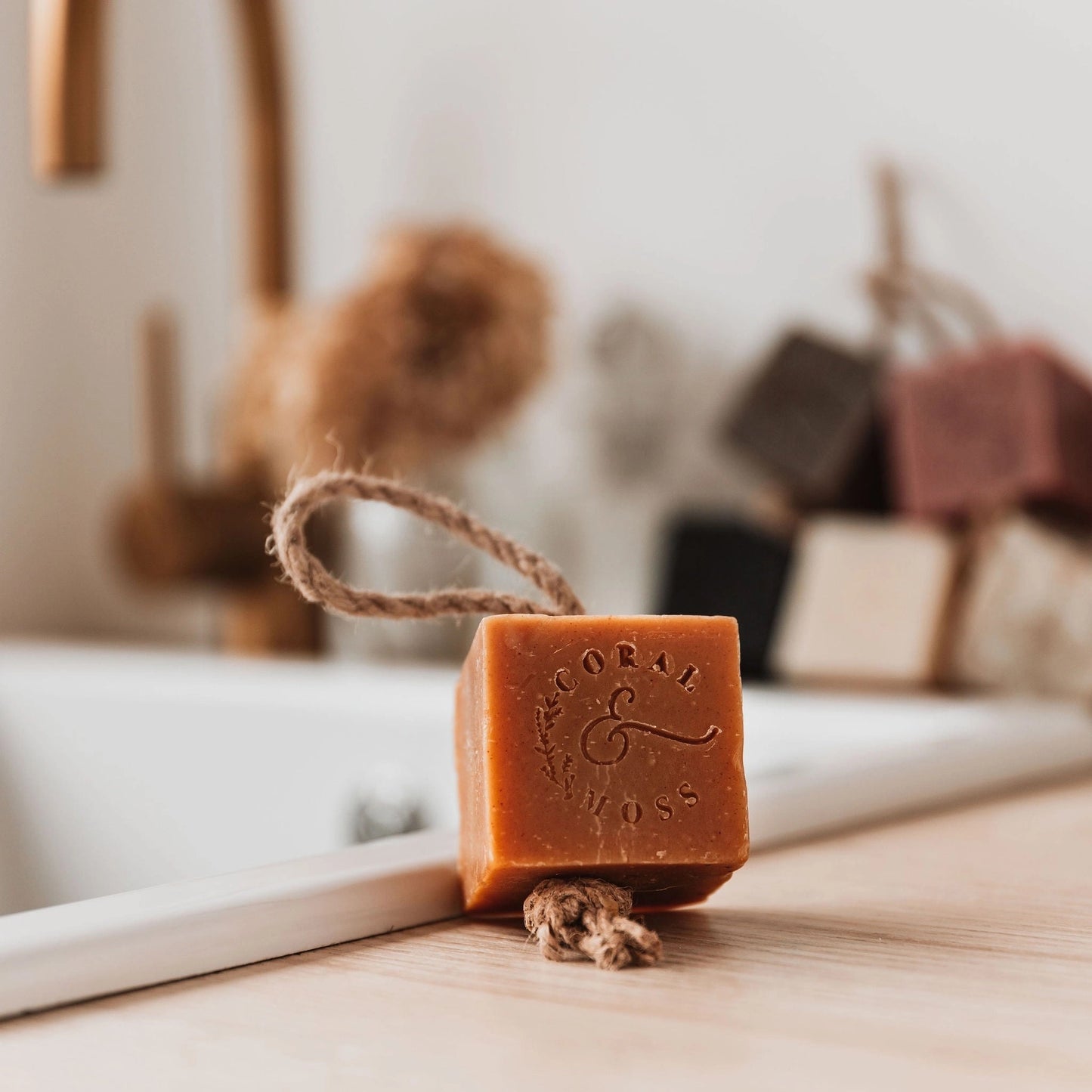 Handmade Chunky Soap On A Rope