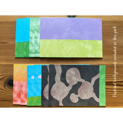 How To Draw... Woodland Silhouettes Activity Postcard Pack