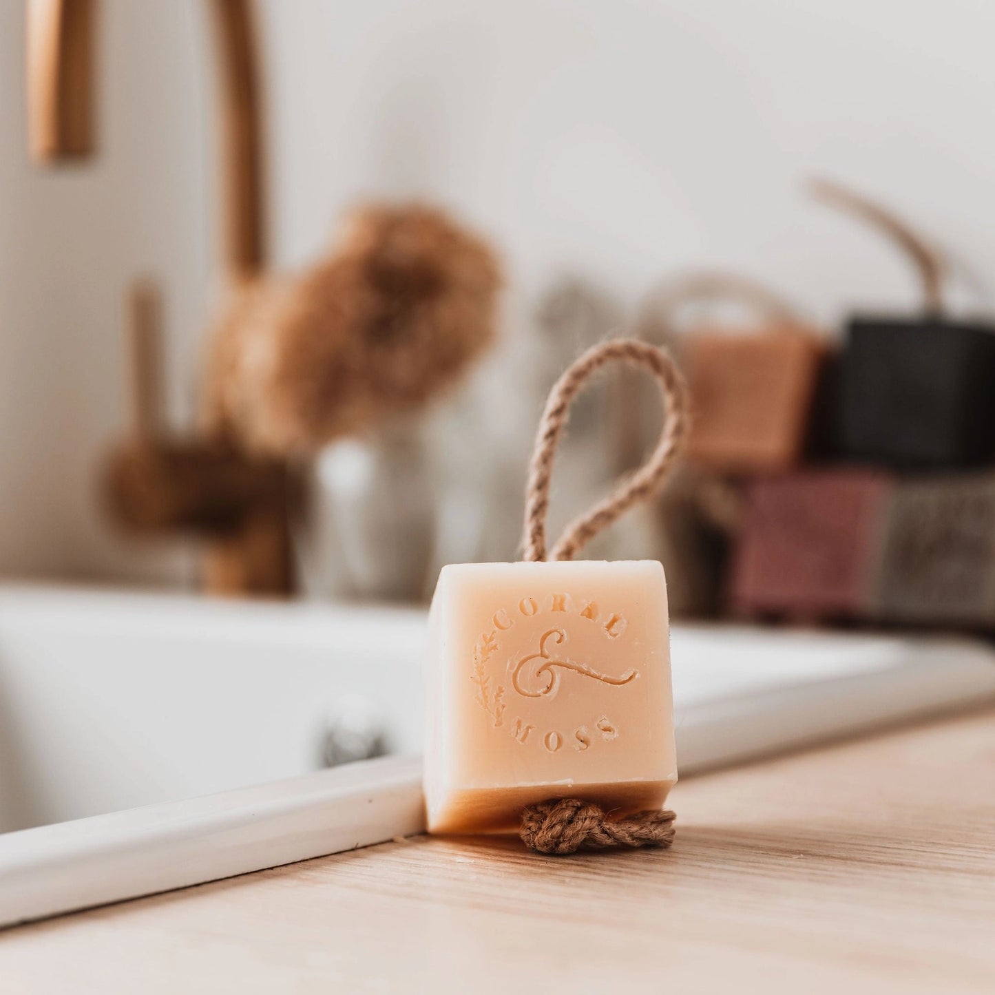 Handmade Chunky Soap On A Rope