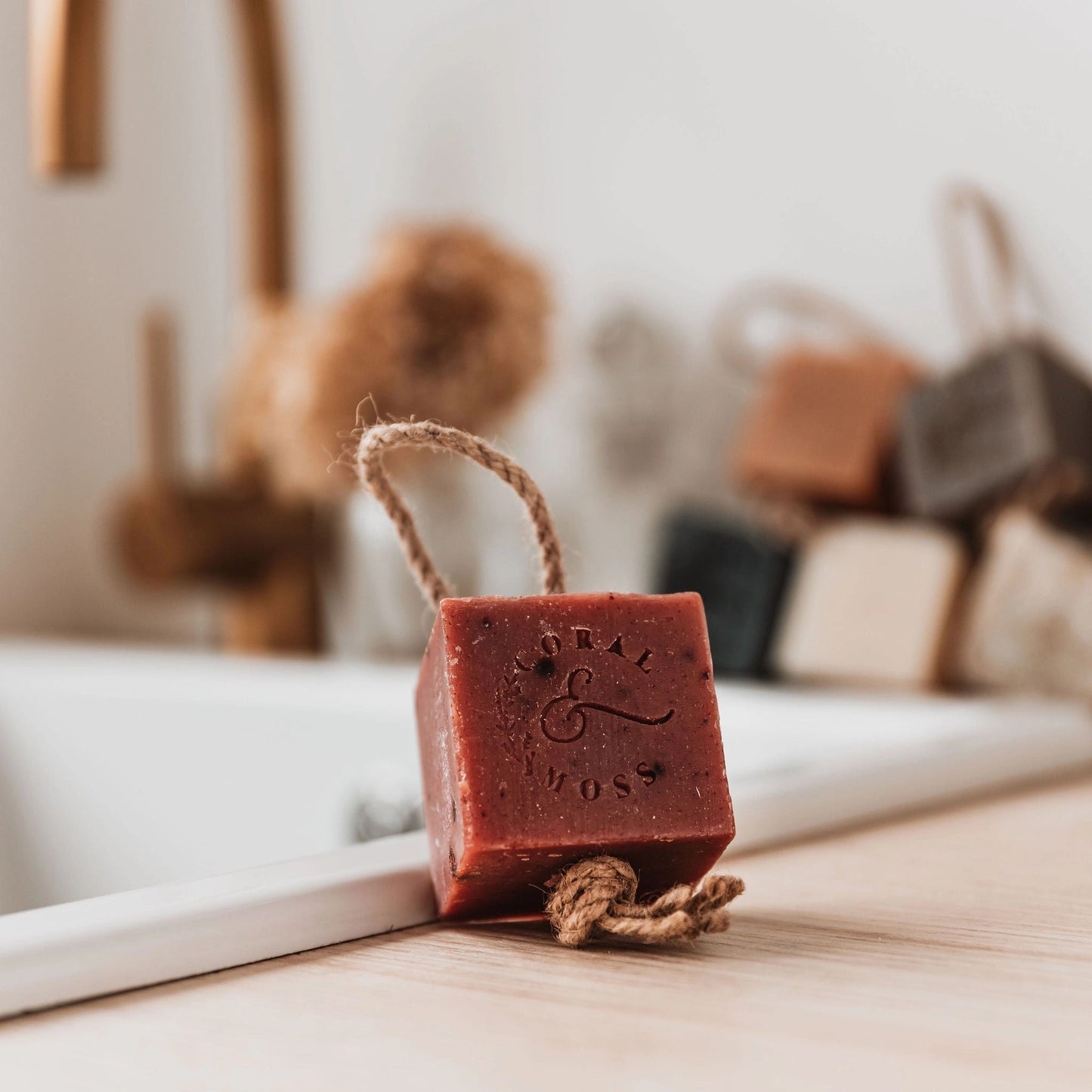 Handmade Chunky Soap On A Rope