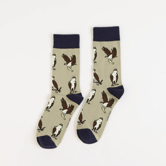 Osprey Socks | Bamboo Socks | Grey Socks | Uk Wildlife