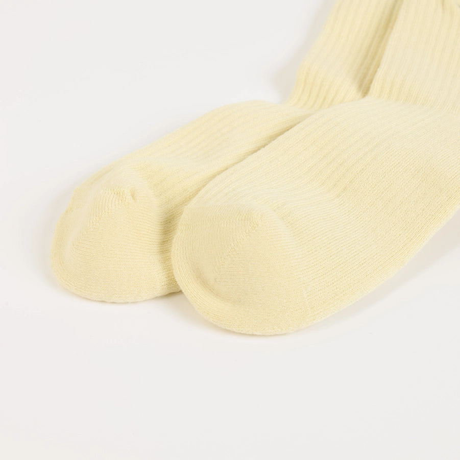 Otter Socks | Ribbed Bamboo Socks | Yellow Socks