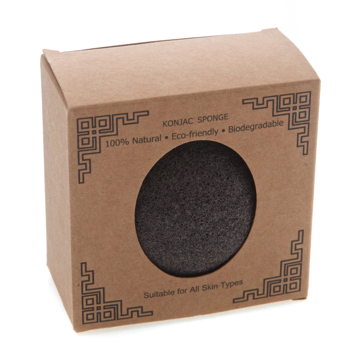 Konjac Bamboo Charcoal Facial Sponge