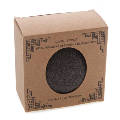 Konjac Bamboo Charcoal Facial Sponge