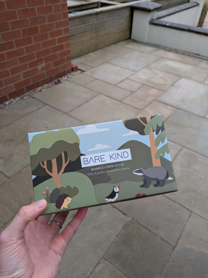 Uk Wildlife Socks | Bamboo Socks Gift Box | 3 Pairs Socks