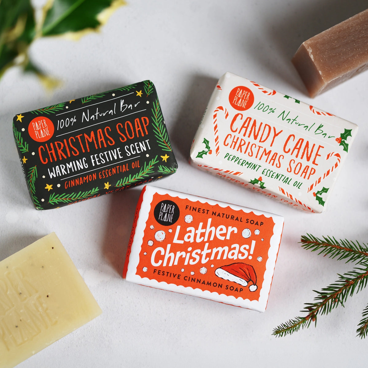 Vegan Cinnamon Christmas Soap Bar