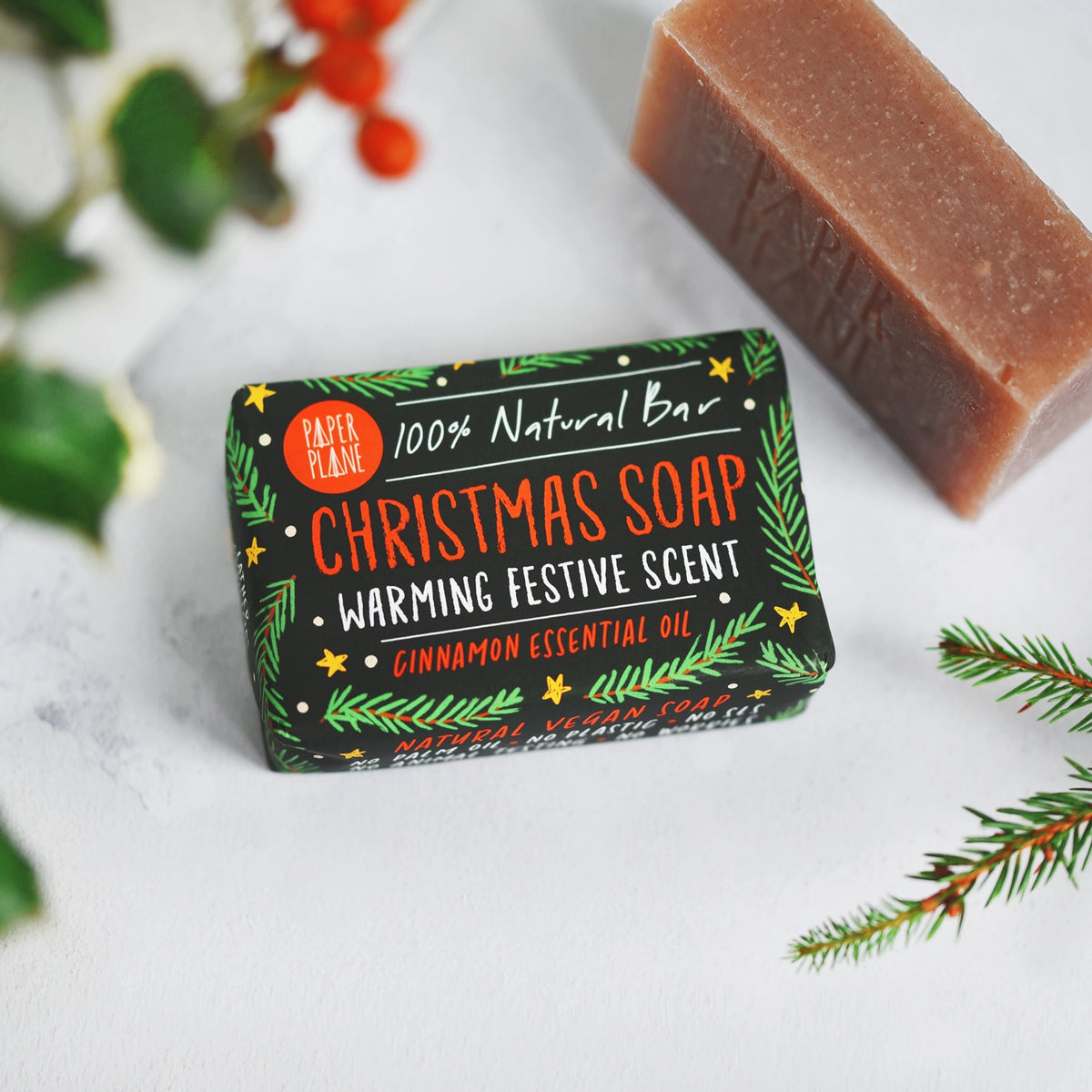 Vegan Cinnamon Christmas Soap Bar