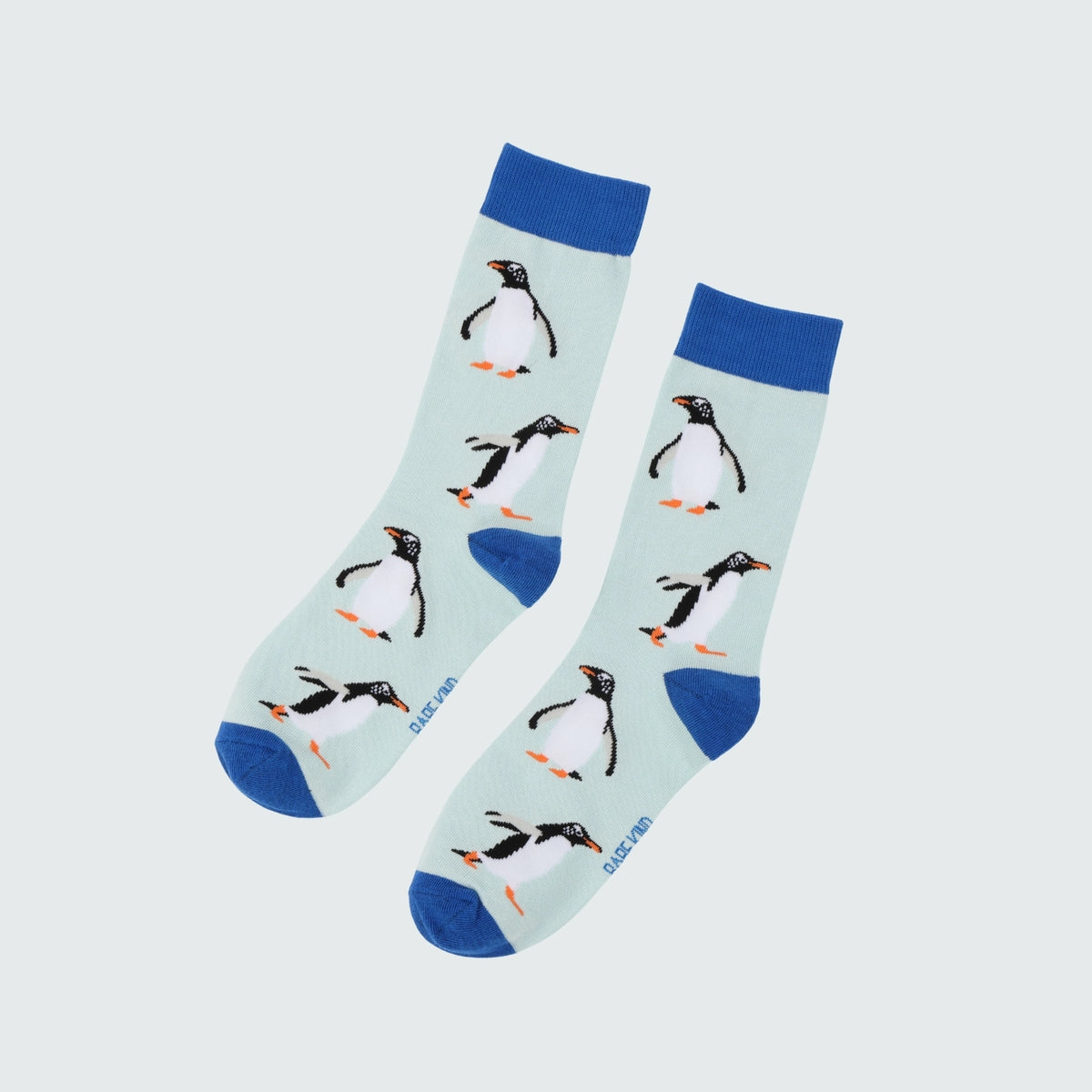 Gentoo Penguin Bamboo Socks | Blue | Bare Kind