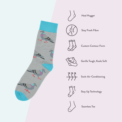 Pigeon Bamboo Socks