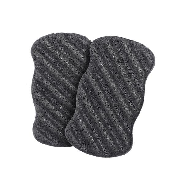 Konjac Bamboo Charcoal Facial Cleansing Sponge
