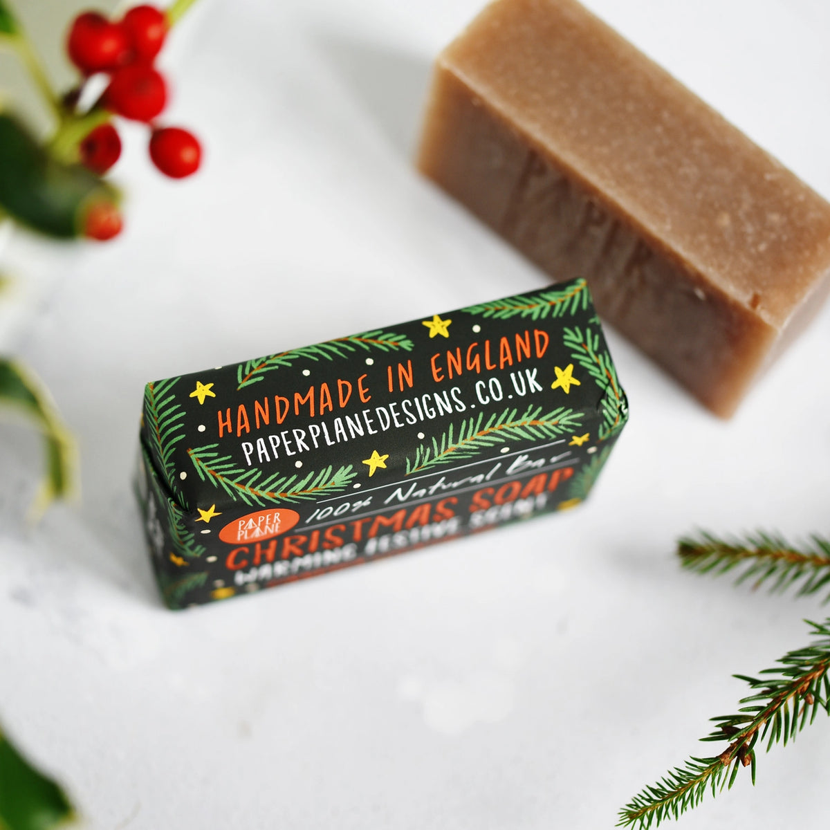 Vegan Cinnamon Christmas Soap Bar