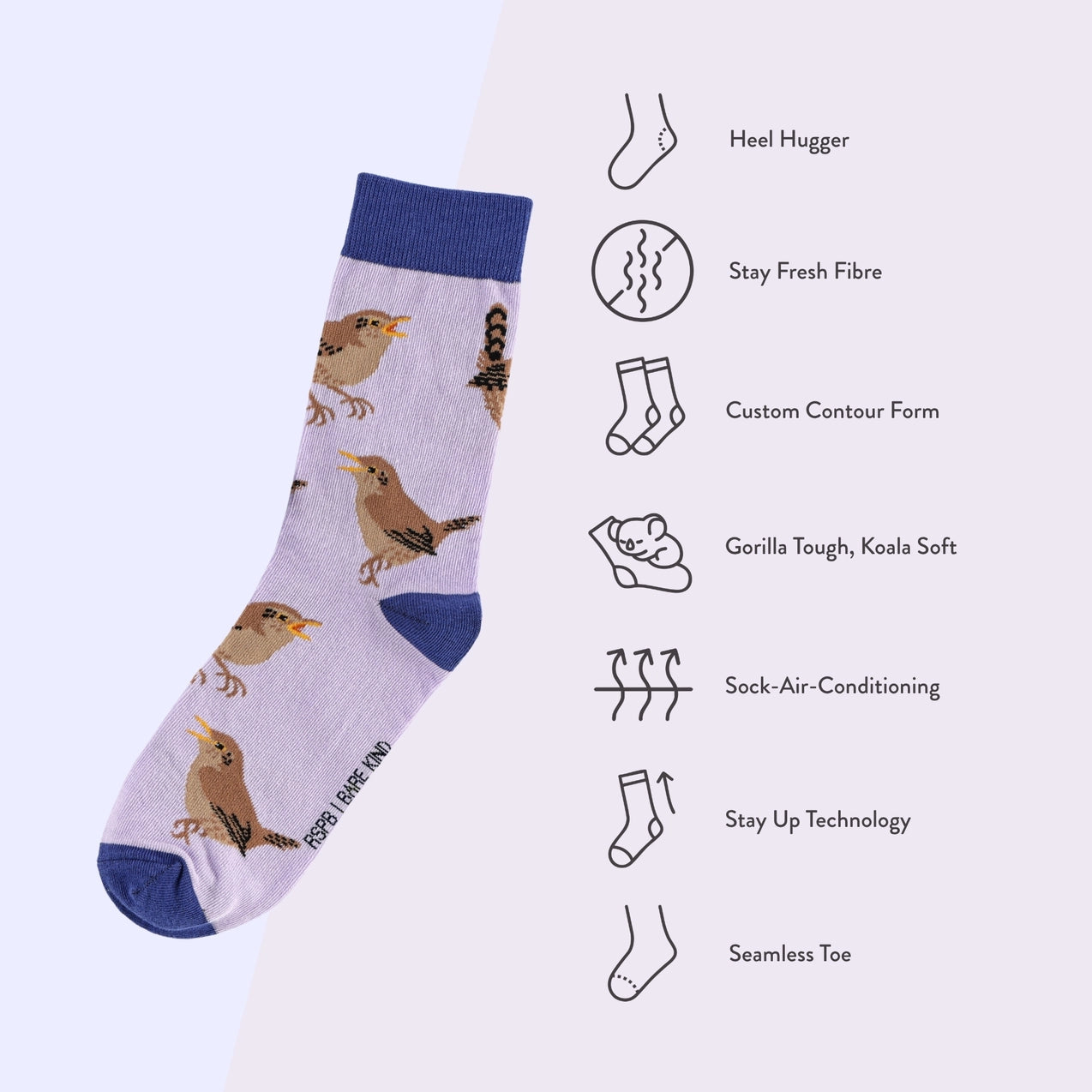 Wren Bamboo Socks