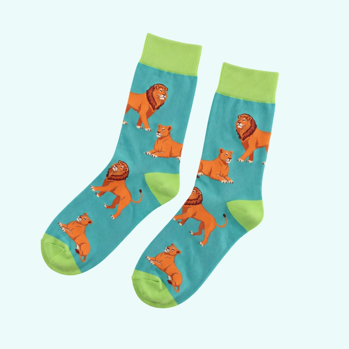 Asiatic Lion Socks | Bamboo Socks | Blue Socks
