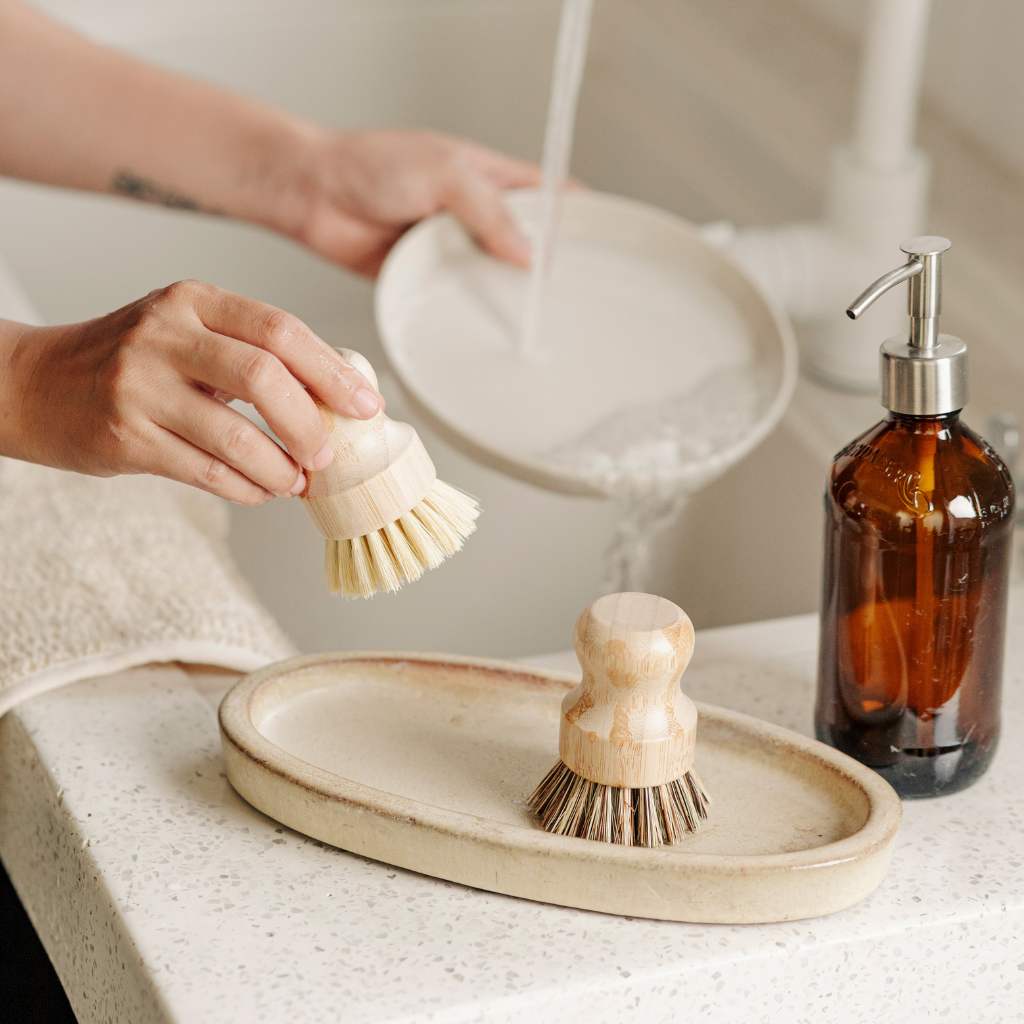 Bamboo Dish Brushes | Set of 2