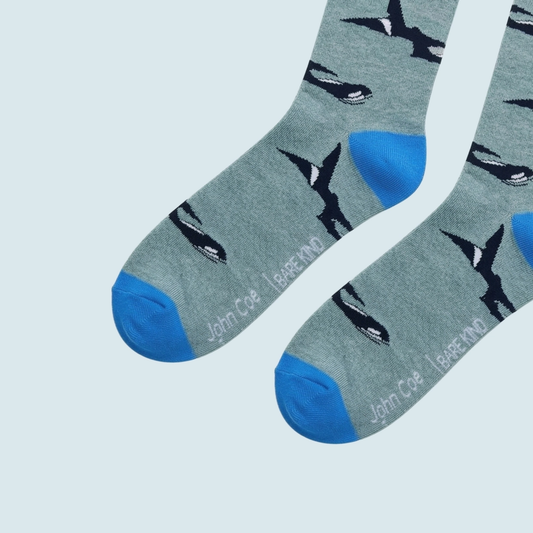 Orca Socks | Luxury Grey Bamboo Socks UK