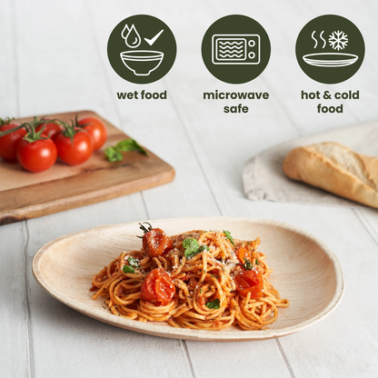 20 Recyclable Palm Leaf Plates