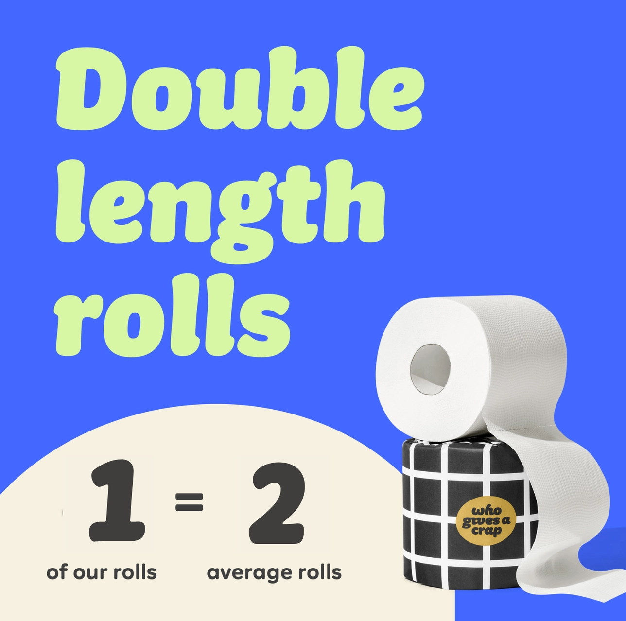 Extra Soft Double Length Toilet Roll